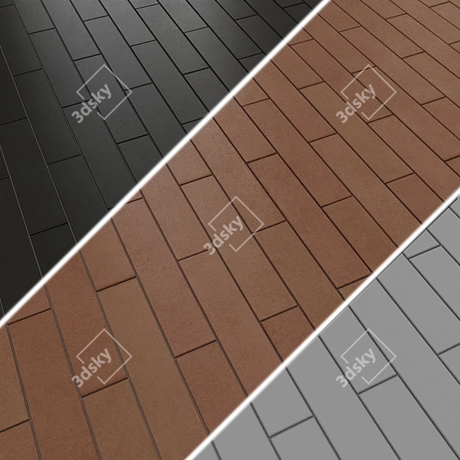 Milano Amsterdam Matte Wall Tiles 3D model image 3