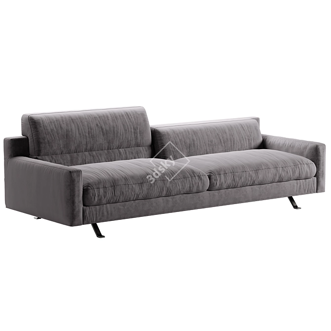 James Straight Sofa 3D Model 3D model image 4