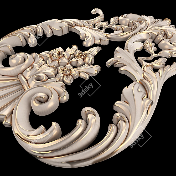 Wooden CNC Model Design Files 3D model image 2