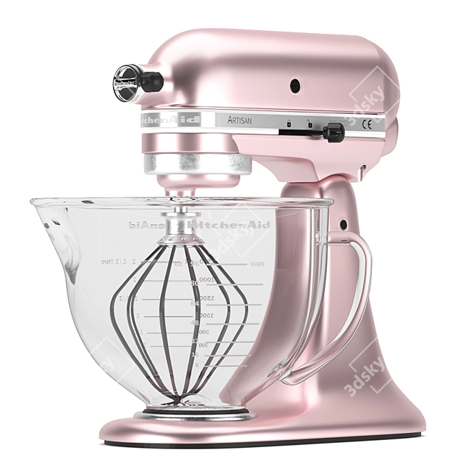 Professional KitchenAid Stand Mixer Kit 3D model image 3