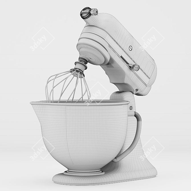 Professional KitchenAid Stand Mixer Kit 3D model image 7