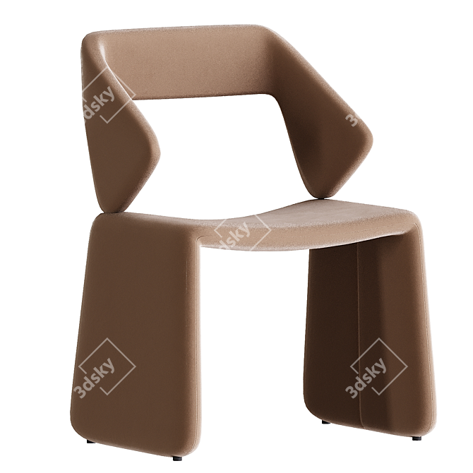 Modern and Elegant Artifort Seating 3D model image 2