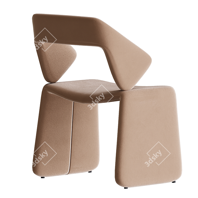 Modern and Elegant Artifort Seating 3D model image 4