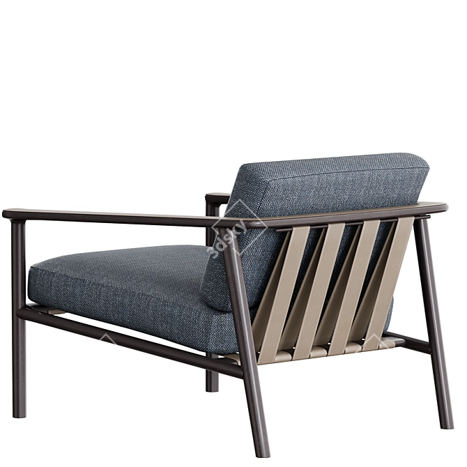 Modern Comfort: Molteni & C Armchair 3D model image 2