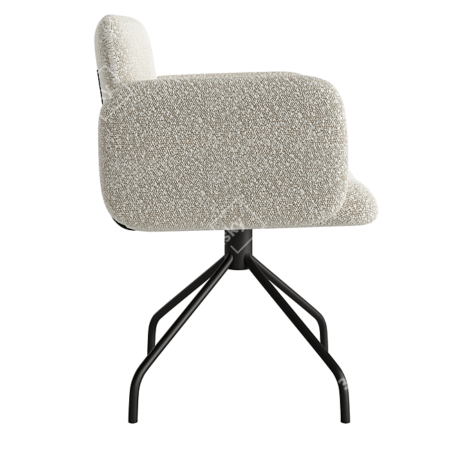 Swivel Brooks Chair: Modern Design 3D model image 3