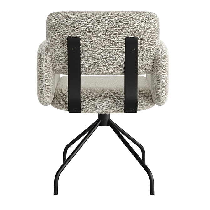 Swivel Brooks Chair: Modern Design 3D model image 5