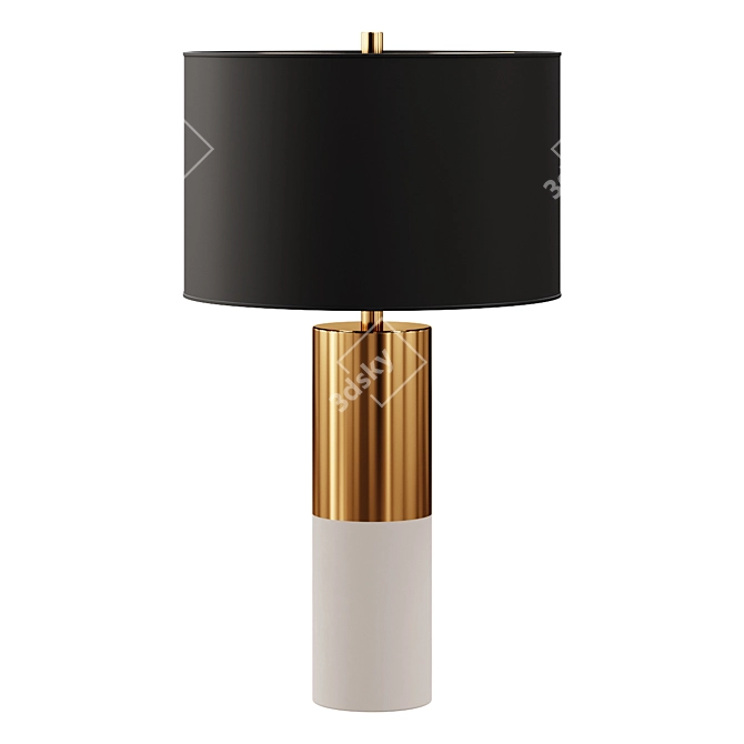 Transitional Fulton Table Lamp 3D model image 1