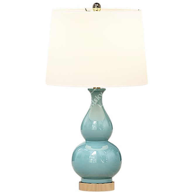 USB Table Lamp Frederick 3D model image 2