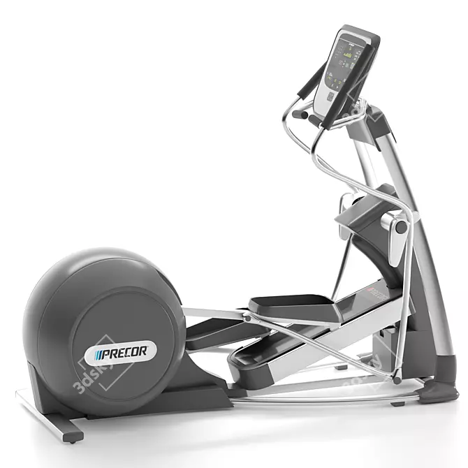 High-Quality Precor Gym Equipment 3D model image 4