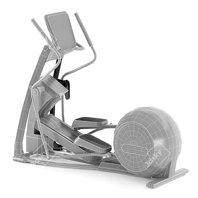 High-Quality Precor Gym Equipment 3D model image 5