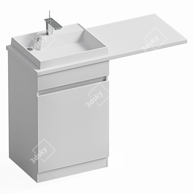 Santa Jupiter Over-Washing Machine Sink 3D model image 4