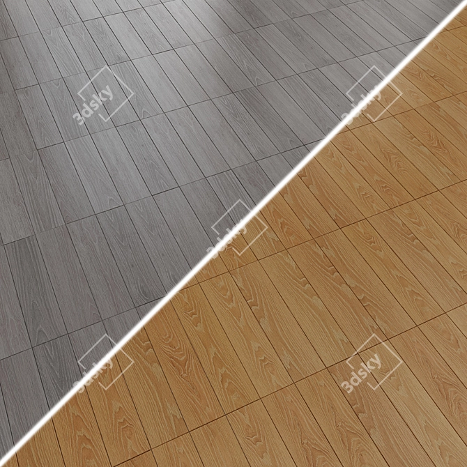 Matte 9.9X40.2 Listone Tiles 3D model image 6