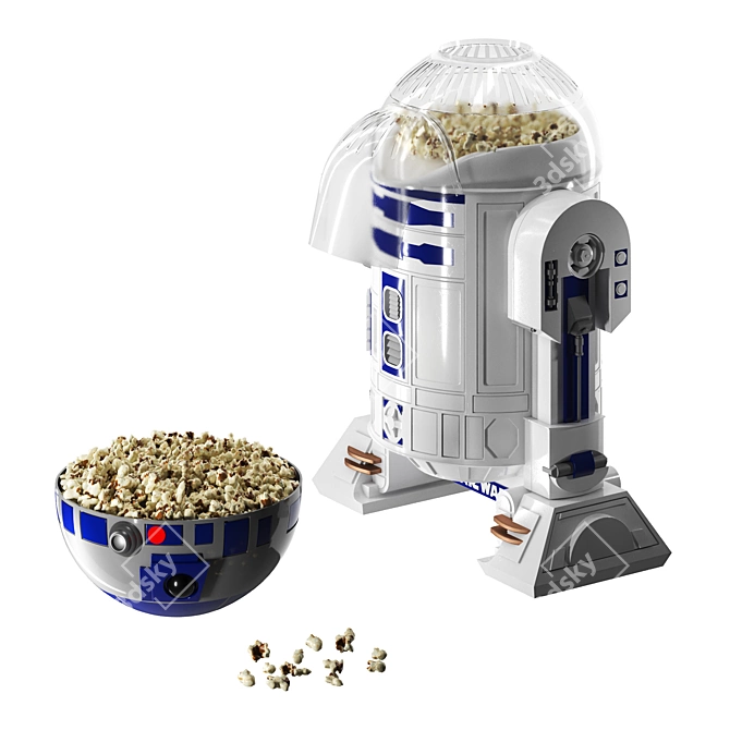 Galactic R2D2 Popcorn Popper 3D model image 1