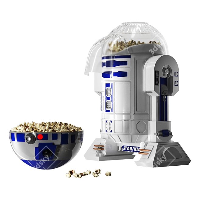 Galactic R2D2 Popcorn Popper 3D model image 3