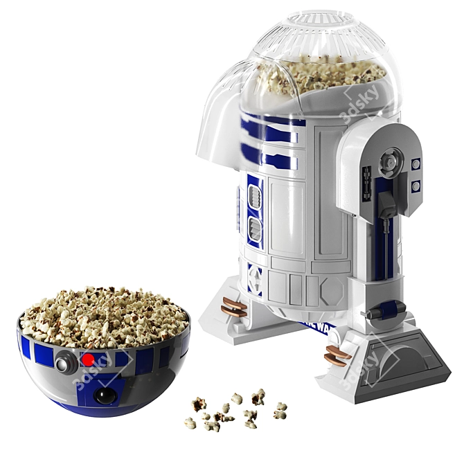 Galactic R2D2 Popcorn Popper 3D model image 8