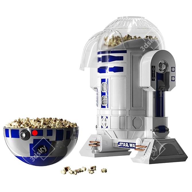 Galactic R2D2 Popcorn Popper 3D model image 9