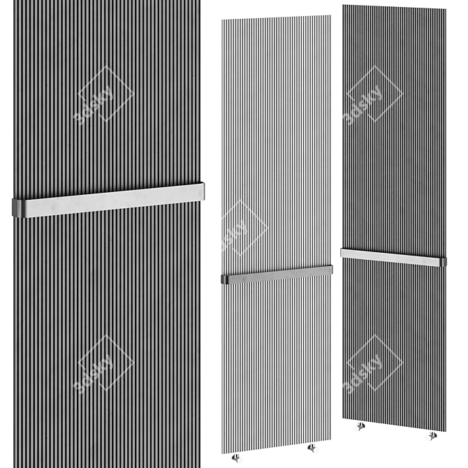 Antrax Loft Designer Radiator 3D model image 1