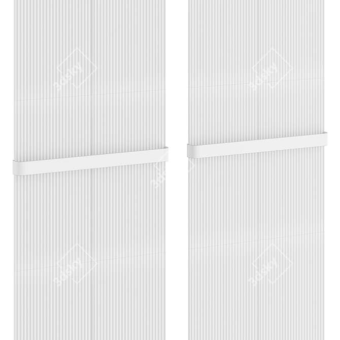 Antrax Loft Designer Radiator 3D model image 3