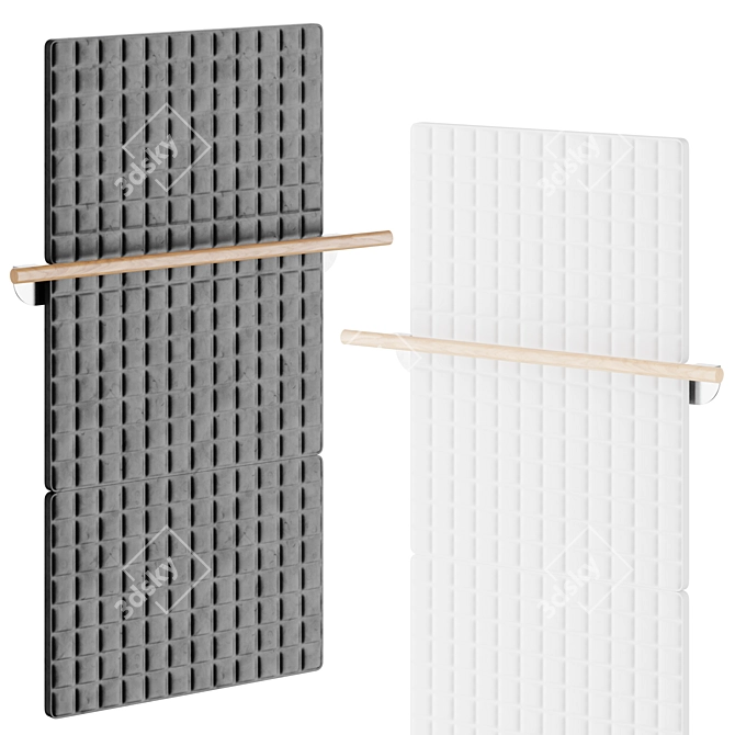 Modern Design Radiator Collection 3D model image 1