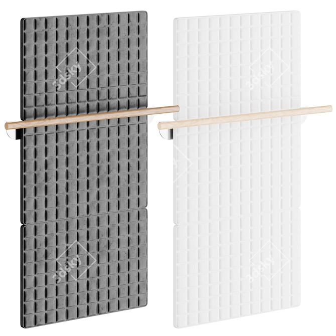 Modern Design Radiator Collection 3D model image 2