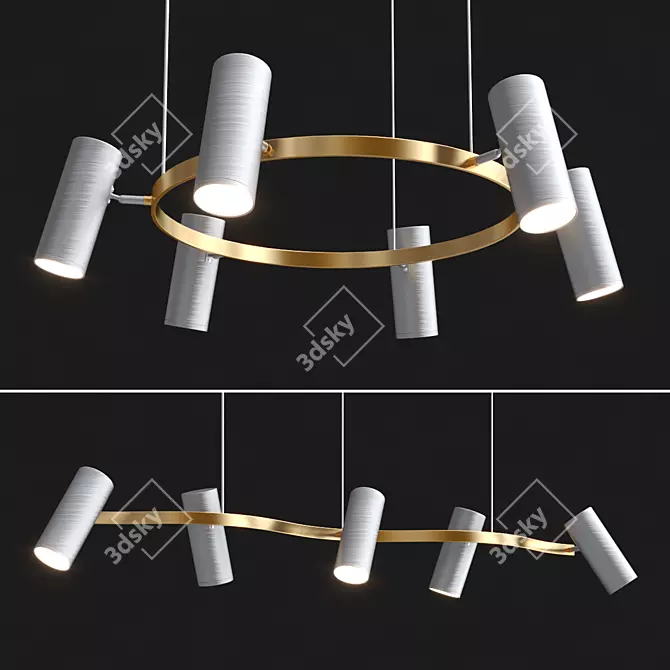  Modern Elegance Lighting Collection 3D model image 2