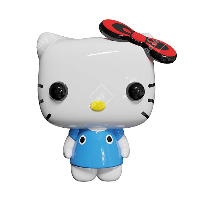 Hello Kitty Vinyl Figure 45th Anniversary 3D model image 4