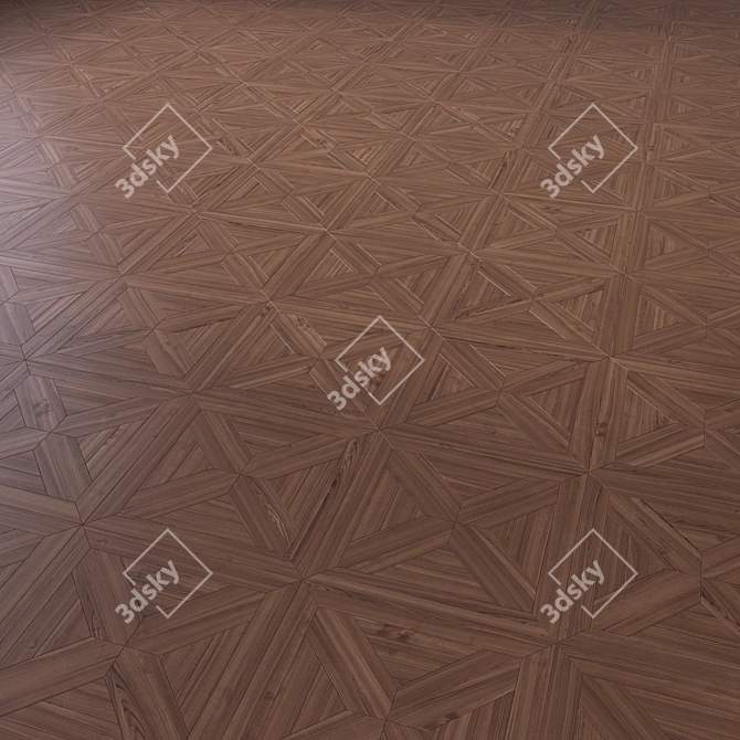 Versatile 3D Wooden Flooring Model 3D model image 5