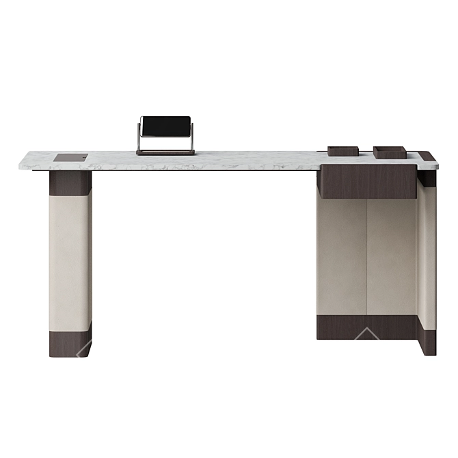 Modern Minimalist Giorgetti Edward Desk 3D model image 2