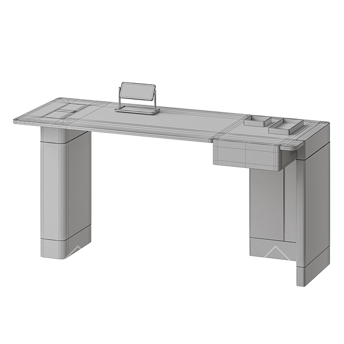 Modern Minimalist Giorgetti Edward Desk 3D model image 5