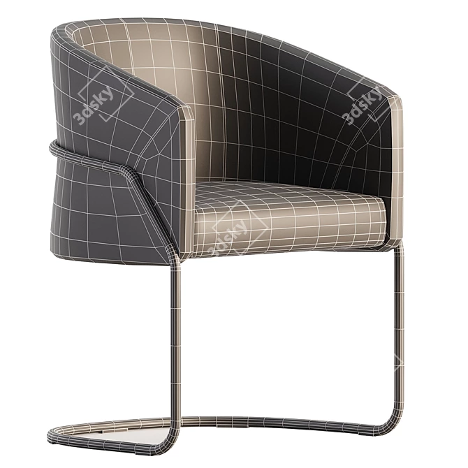 Stylish Bonnie Chair, 2017 Visionnaire 3D model image 6