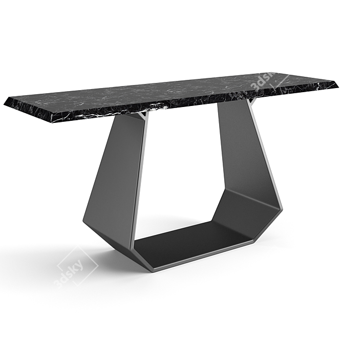 Sleek Amond Console in Assorted Sizes 3D model image 2