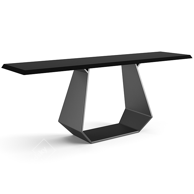 Sleek Amond Console in Assorted Sizes 3D model image 6