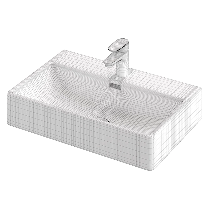 Laufen Pro A Sink 3D model image 2