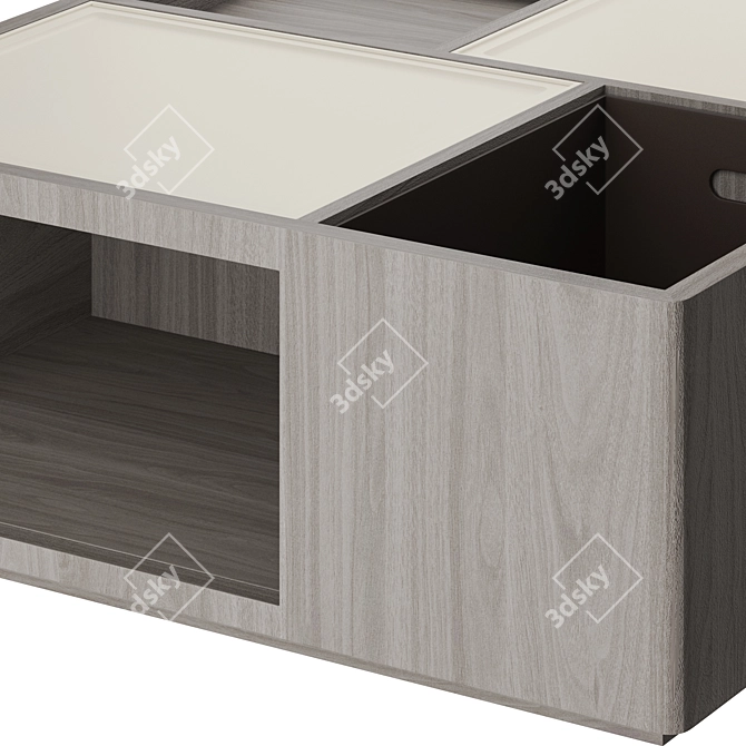 Contemporary Giorgetti Skyline Coffee Table 3D model image 3