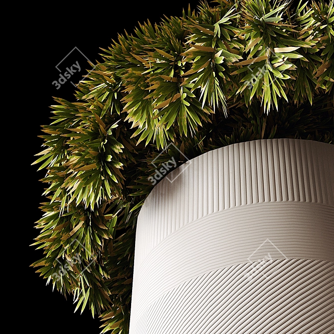 Ergo Graphics Cappuccino Plant Pot 3D model image 3