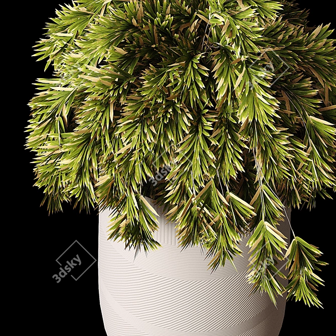 Ergo Graphics Cappuccino Plant Pot 3D model image 4