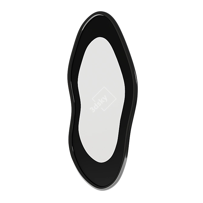 Customizable Wall Mirror BGM003 3D model image 2