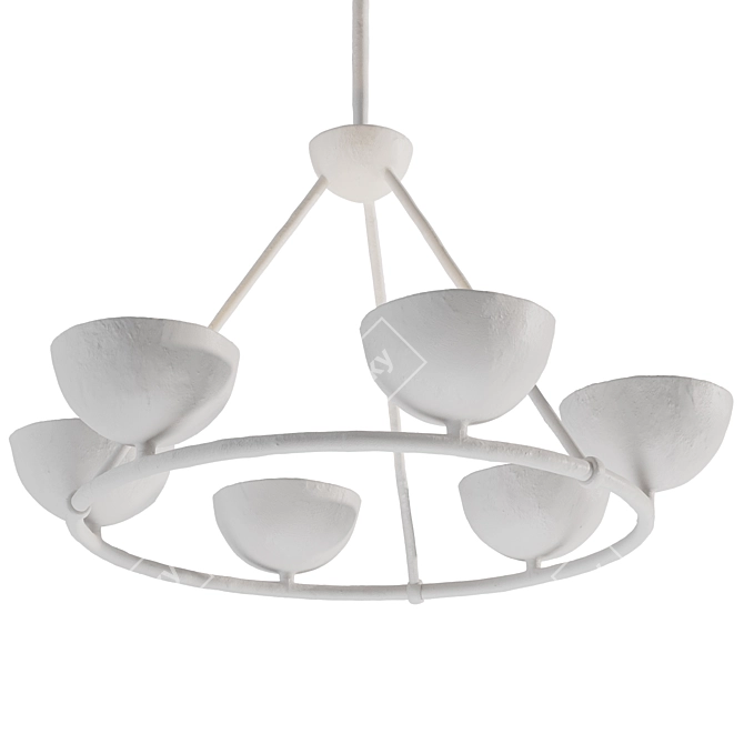 Elegant Florent Chandelier - 36 3D model image 2