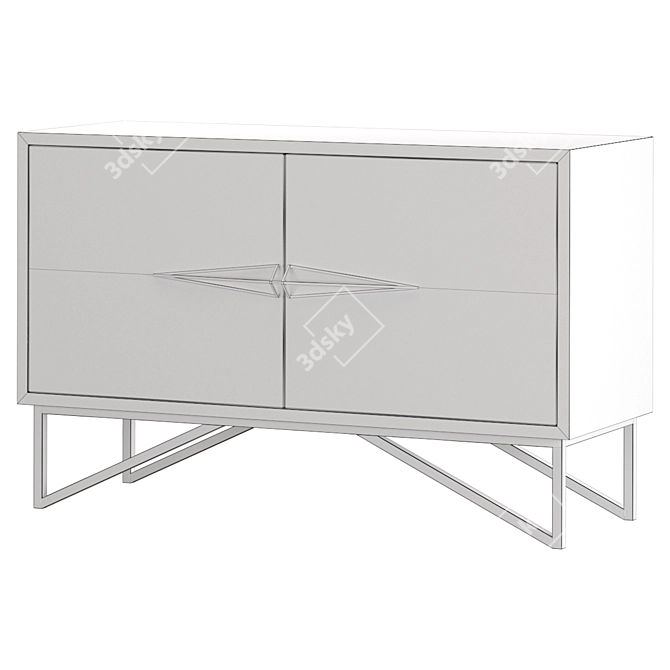 Melange Aveline Buffet Console 3D model image 2