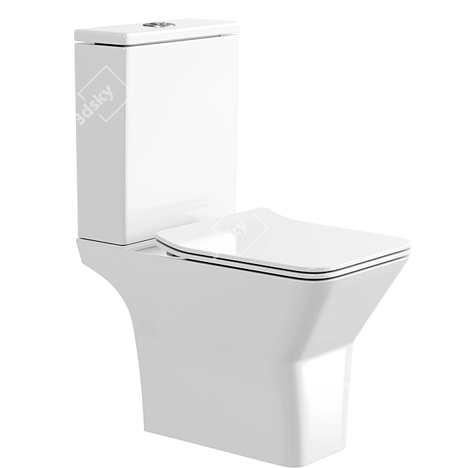 Orans WM9905 Compact Toilet 3D model image 1