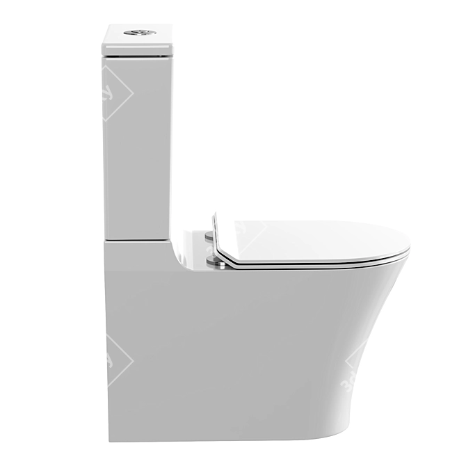 Compact Toilet Orans WM9906 3D model image 2