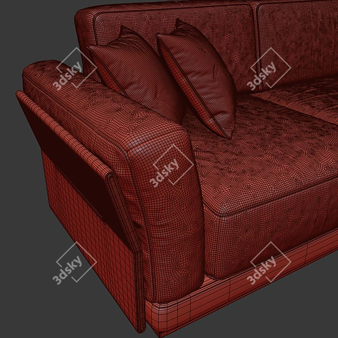 Minimalist Modern Sofa: ANTHEM 30 3D model image 6