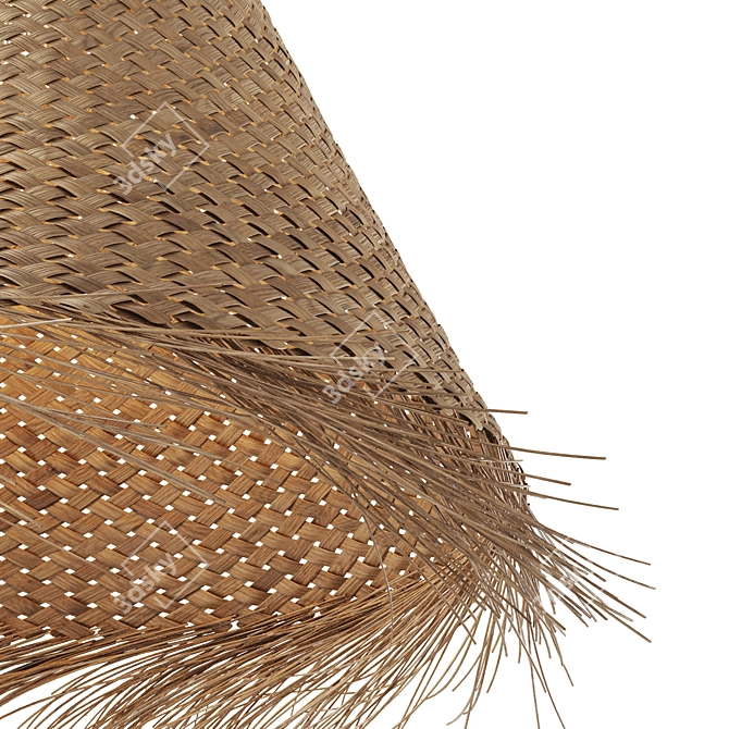 Palm Leaf Chandelier WESOKO 3D model image 4