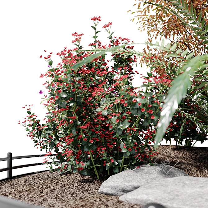 Urban Alpine Hill Outdoor Plant 3D model image 2