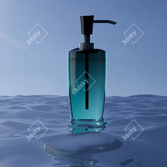 Fragrant Elegance Perfume Bottle 3D model image 1