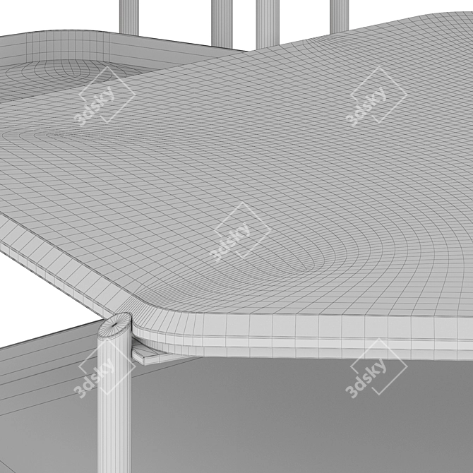 Modern Giorgetti Skyline Low T 3D model image 4