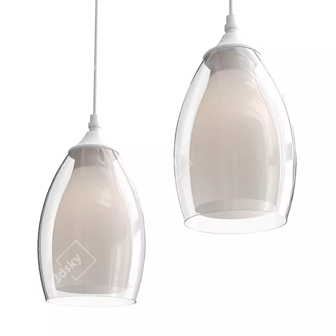 Ambrella Light Pendant Fixture 3D model image 1