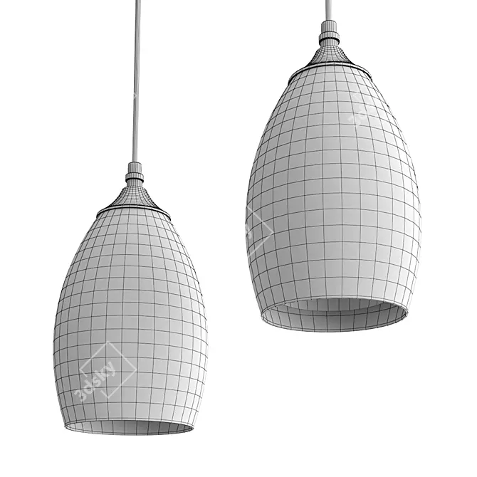 Ambrella Light Pendant Fixture 3D model image 3