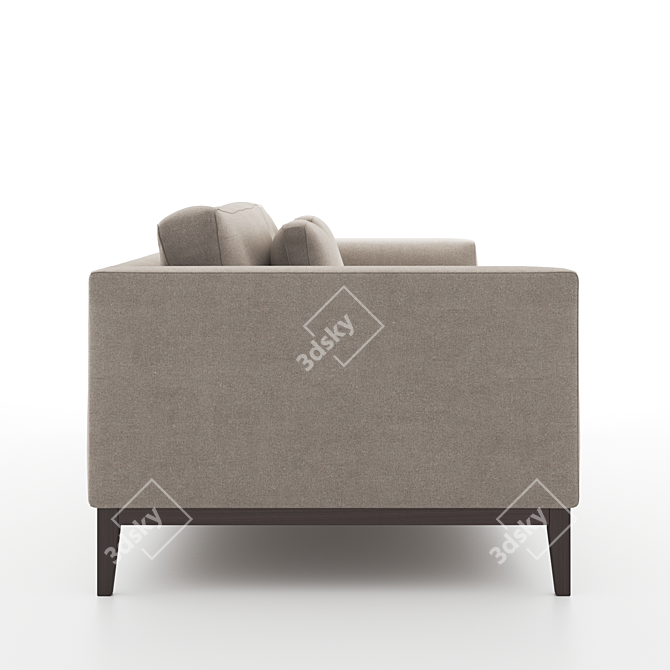 Luxury Italy Taper Sofa 3D model image 3