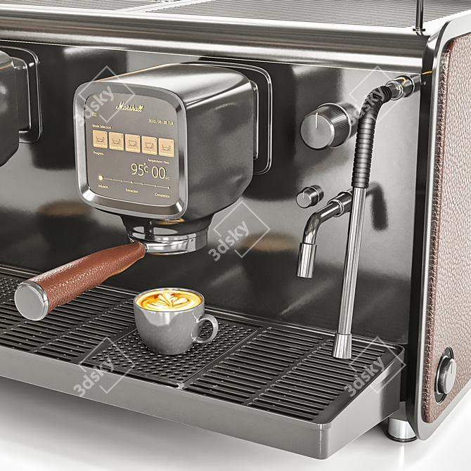 Corona7 Rendered Marshall Coffee Maker 3D model image 5